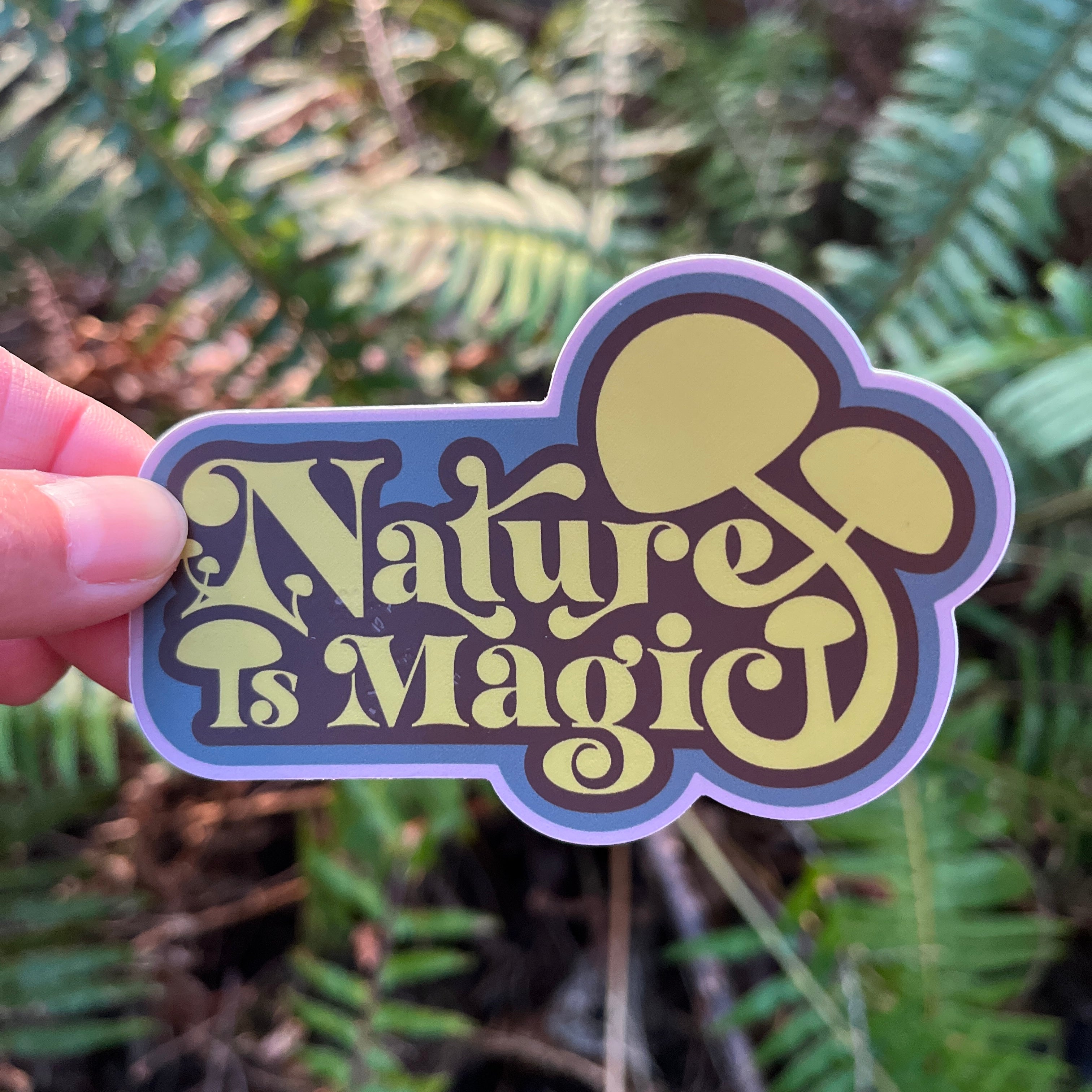 Bough & Antler “Nature is Magic - Mushroom” Sticker