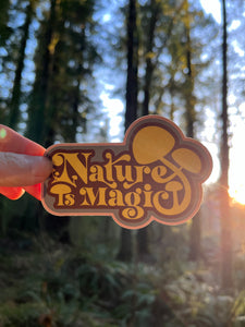 Bough & Antler “Nature is Magic - Mushroom” Sticker