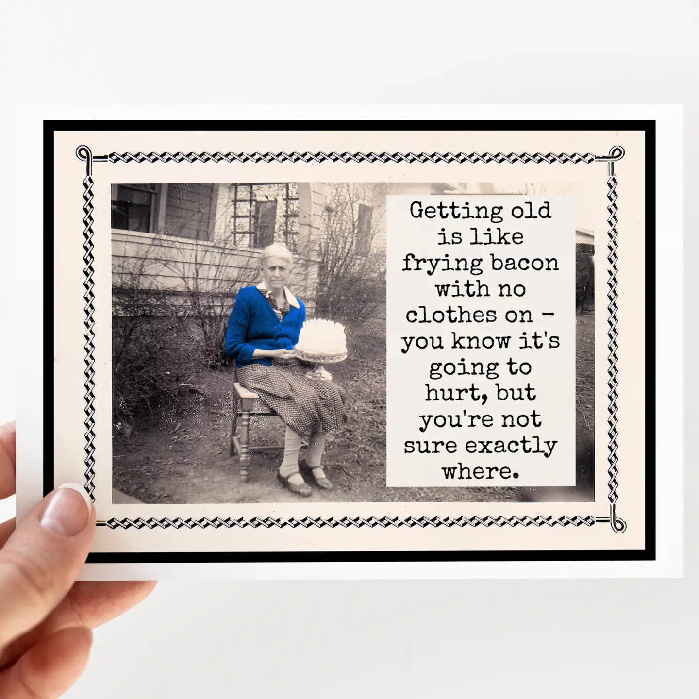 Raven’s Rest Studio | “Frying Bacon" Card