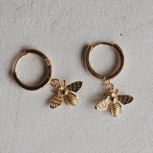 Olive Branch | "Wild Honey" Huggie Earrings