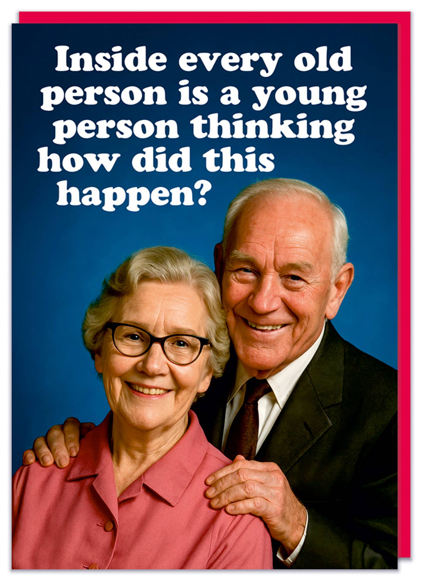 Dean Morris Cards "Inside every old person" Greeting Card
