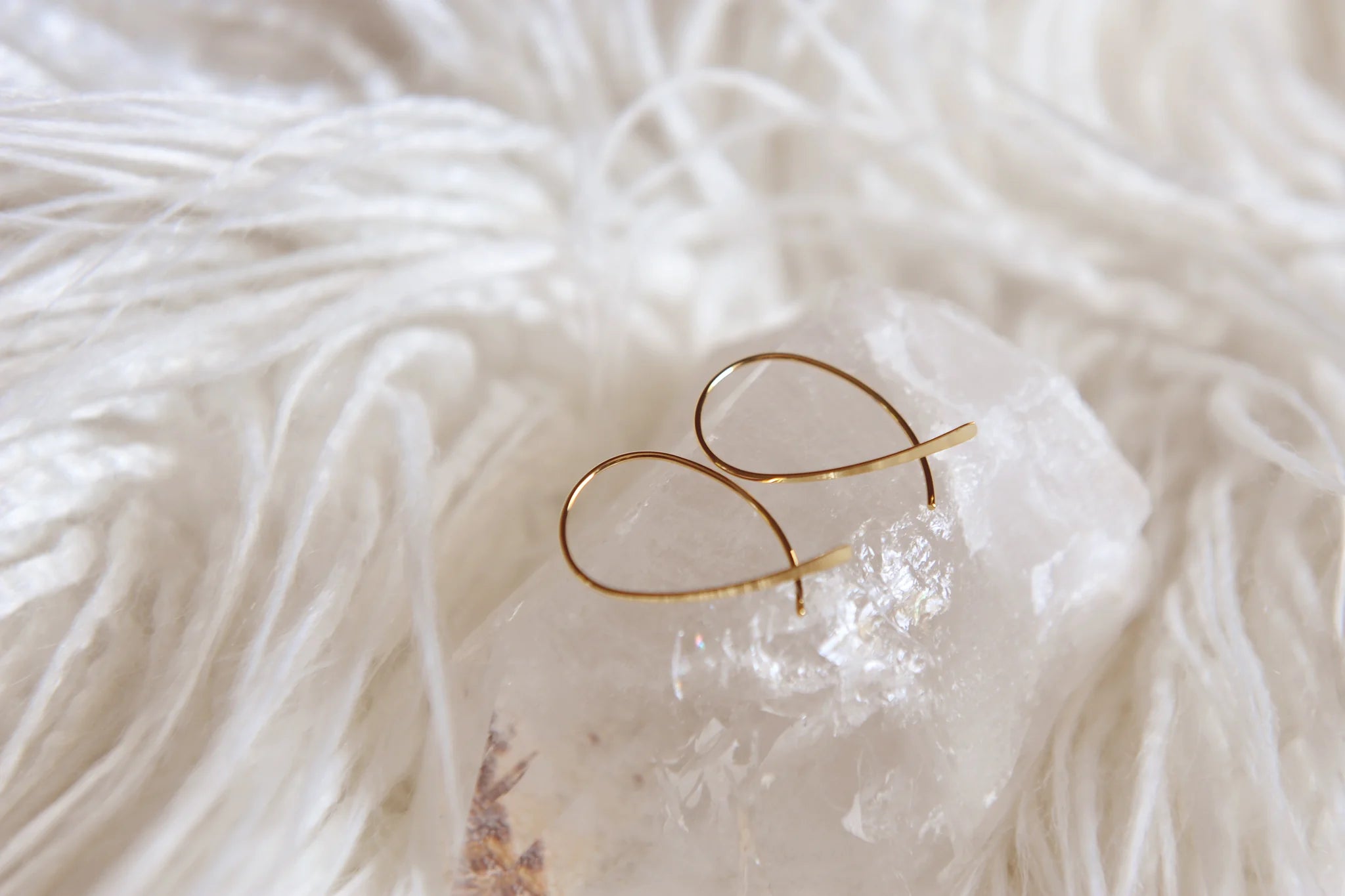 Oh So Lovely "Mel" Drop Wire Earrings