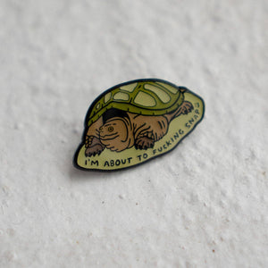 Stay Home Club | "About to Snap" Enamel Pin