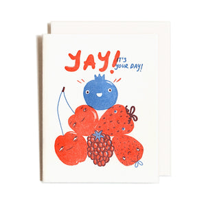 Homework Letterpress | "Yay! It's Your Day" Card