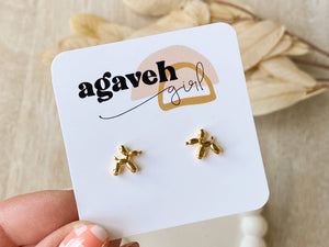 Agaveh Girl Balloon Dog Studs