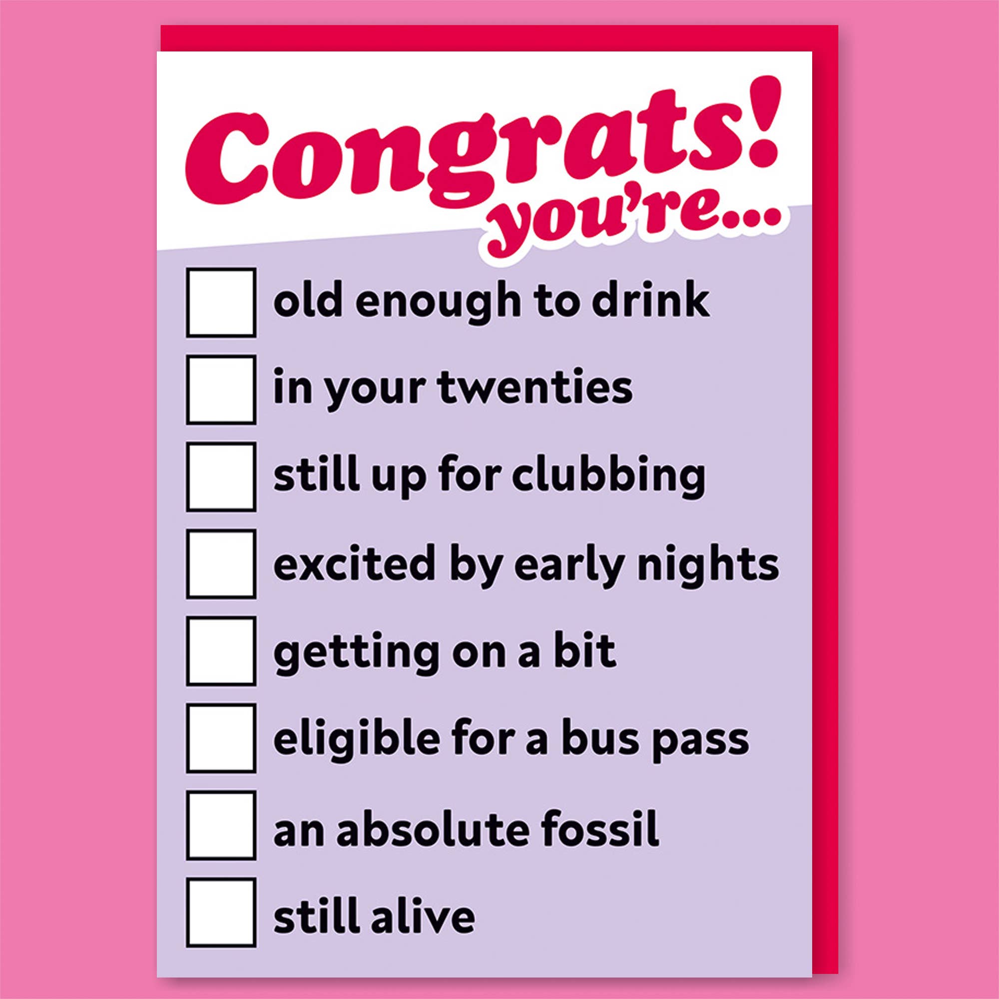 Dean Morris Cards "Congrats you're" Greeting Card