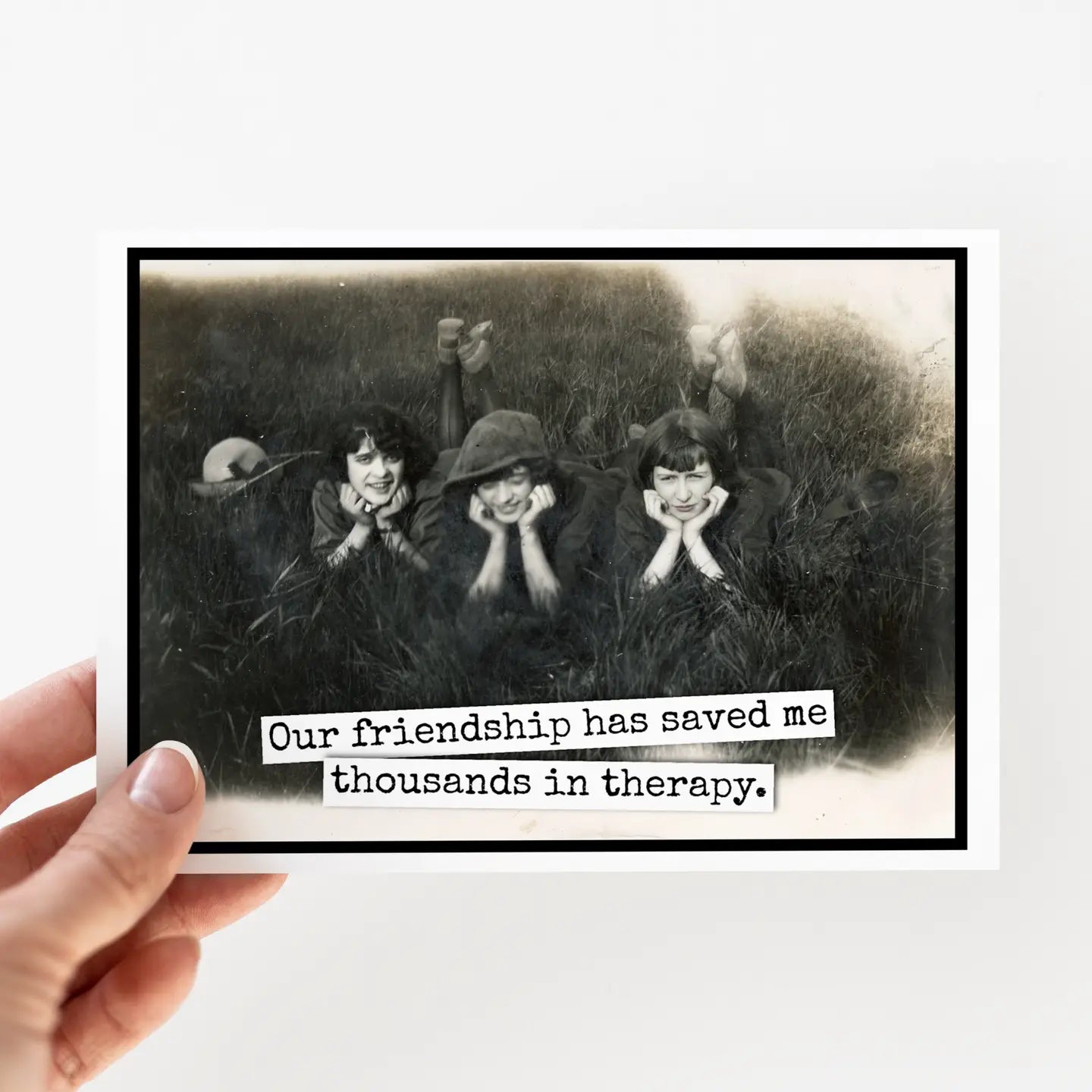 Raven’s Rest Studio | “Our Friendship Saved Me" Card