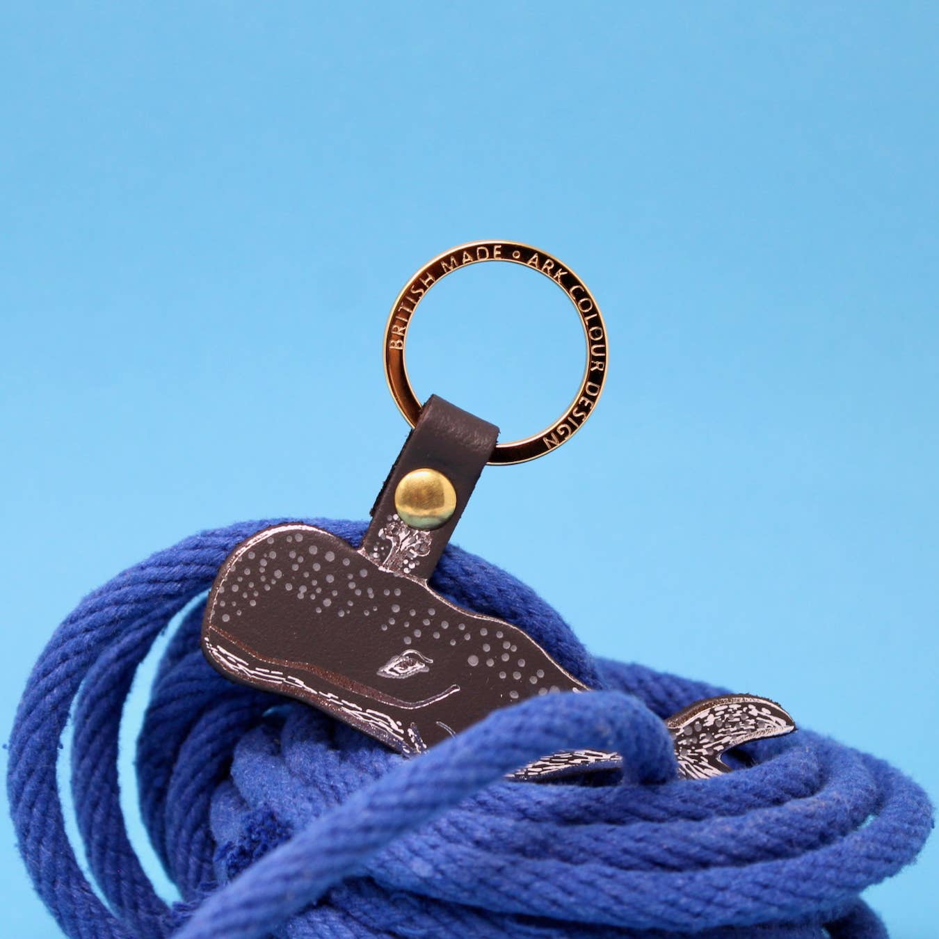Ark Colour Design | "Humpback" Leather Keychain