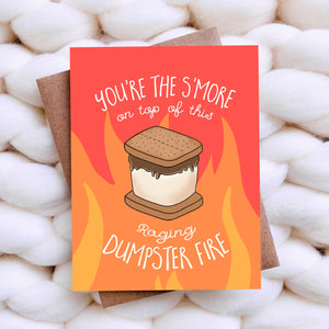 Top Hat and Monocle “Dumpster Fire” Card