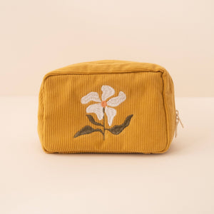 Cai & Jo | "Marigold" Corduroy Makeup Bag