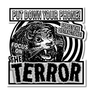 Arcane Bullshit | “Focus On The Terror” Vinyl Sticker