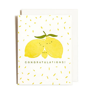 Homework Letterpress | "Congrats" Card