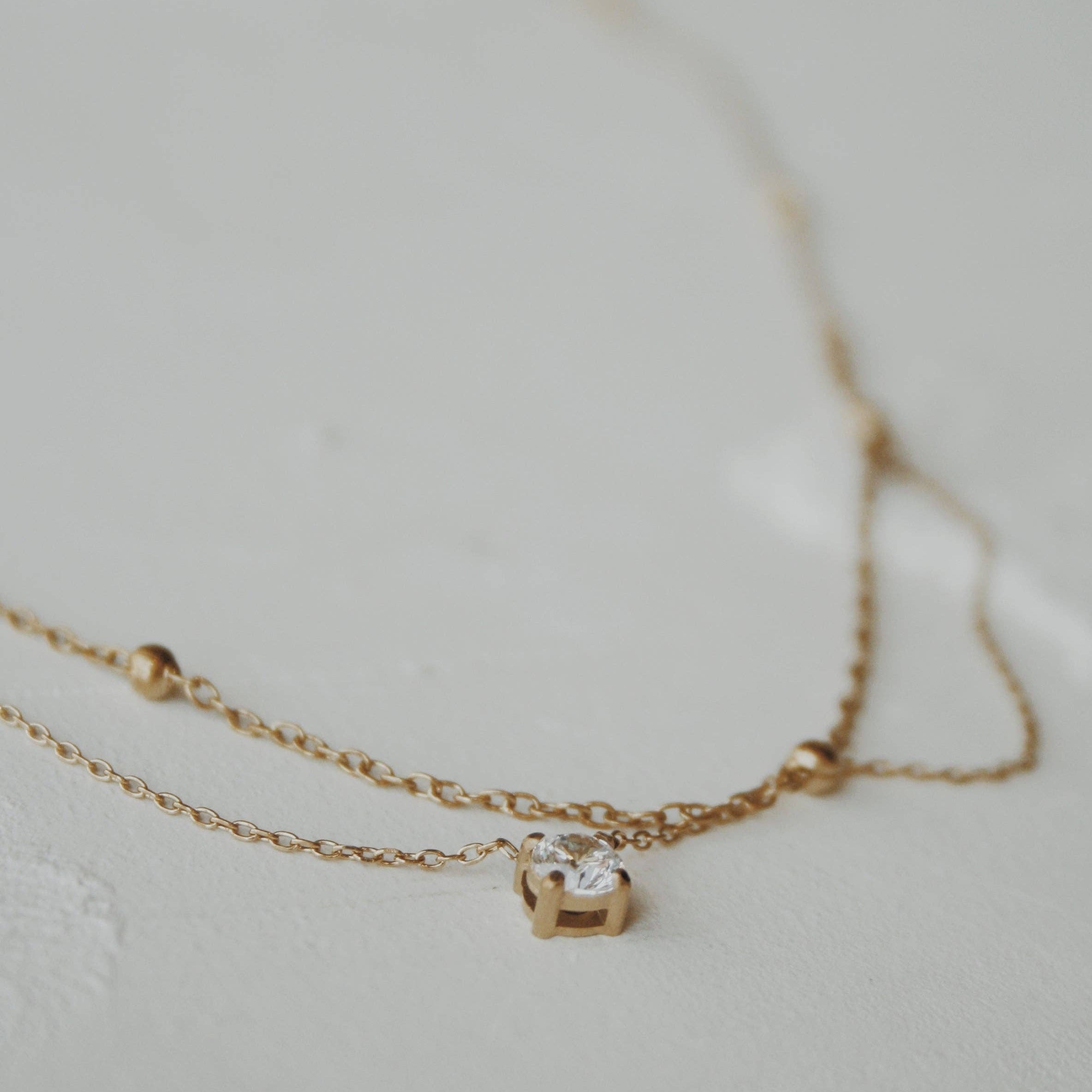 Olive Branch | "Camille" Layered Necklace