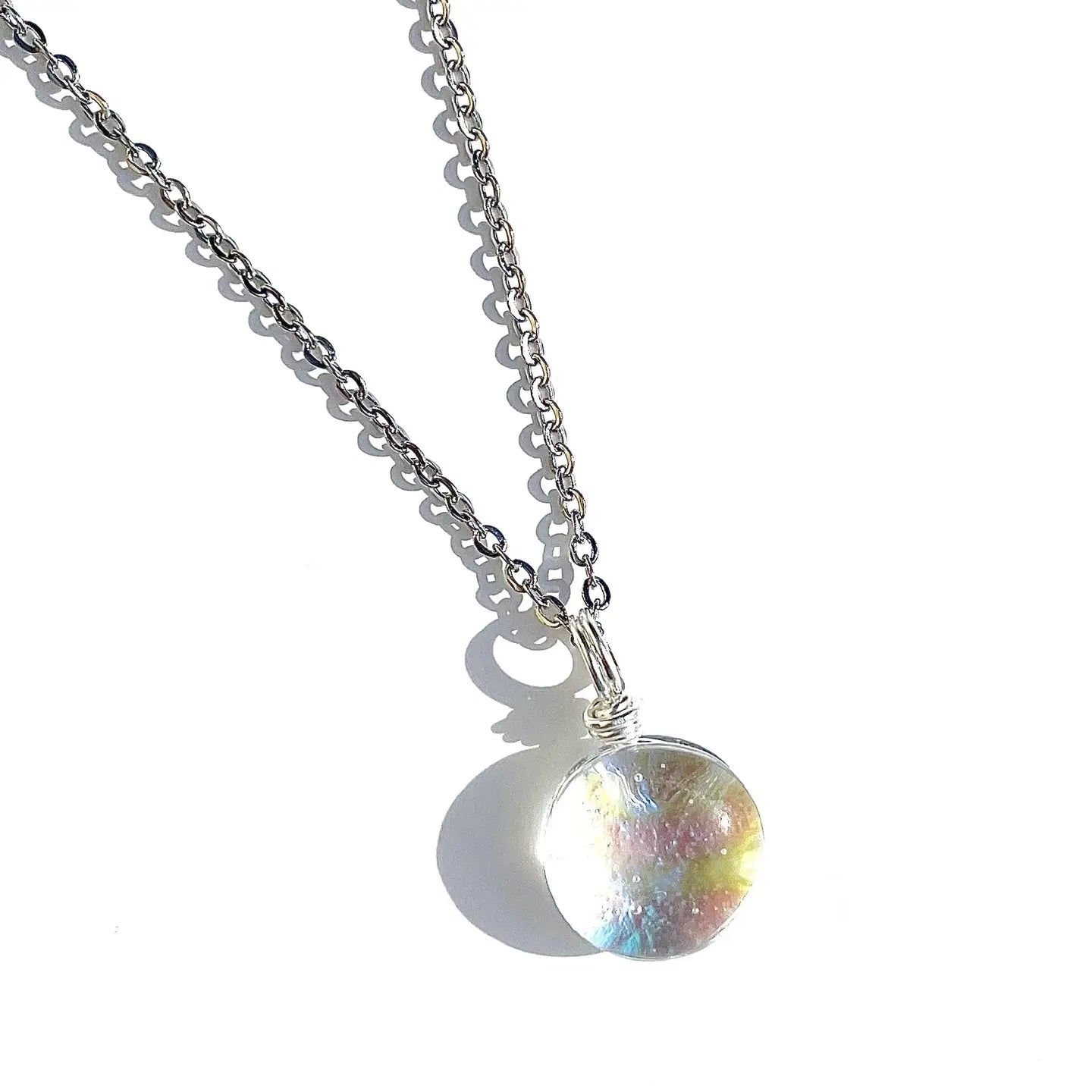 Flame Work Designs | Dichroic Glass Pendants