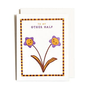 Homework Letterpress | "Other Half" Card
