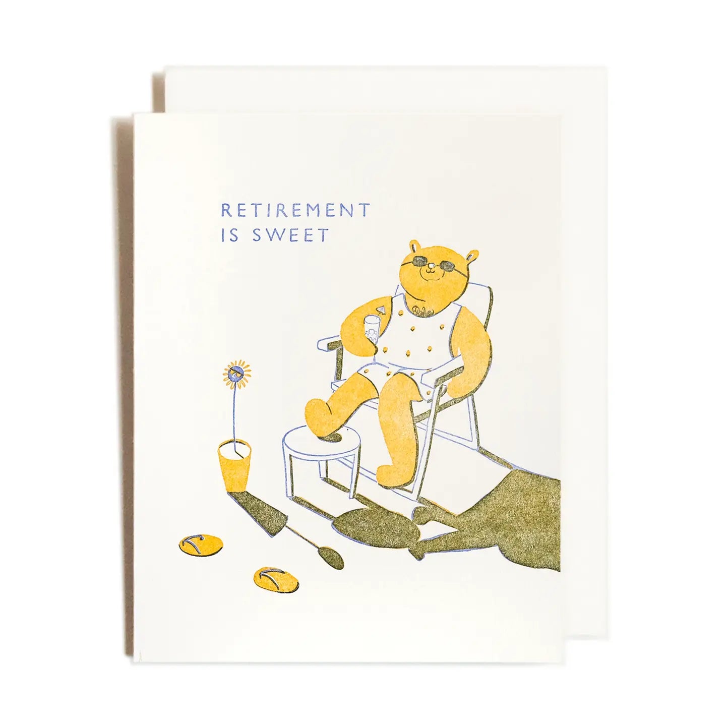 Homework Letterpress | "Sweet Retirement" Card