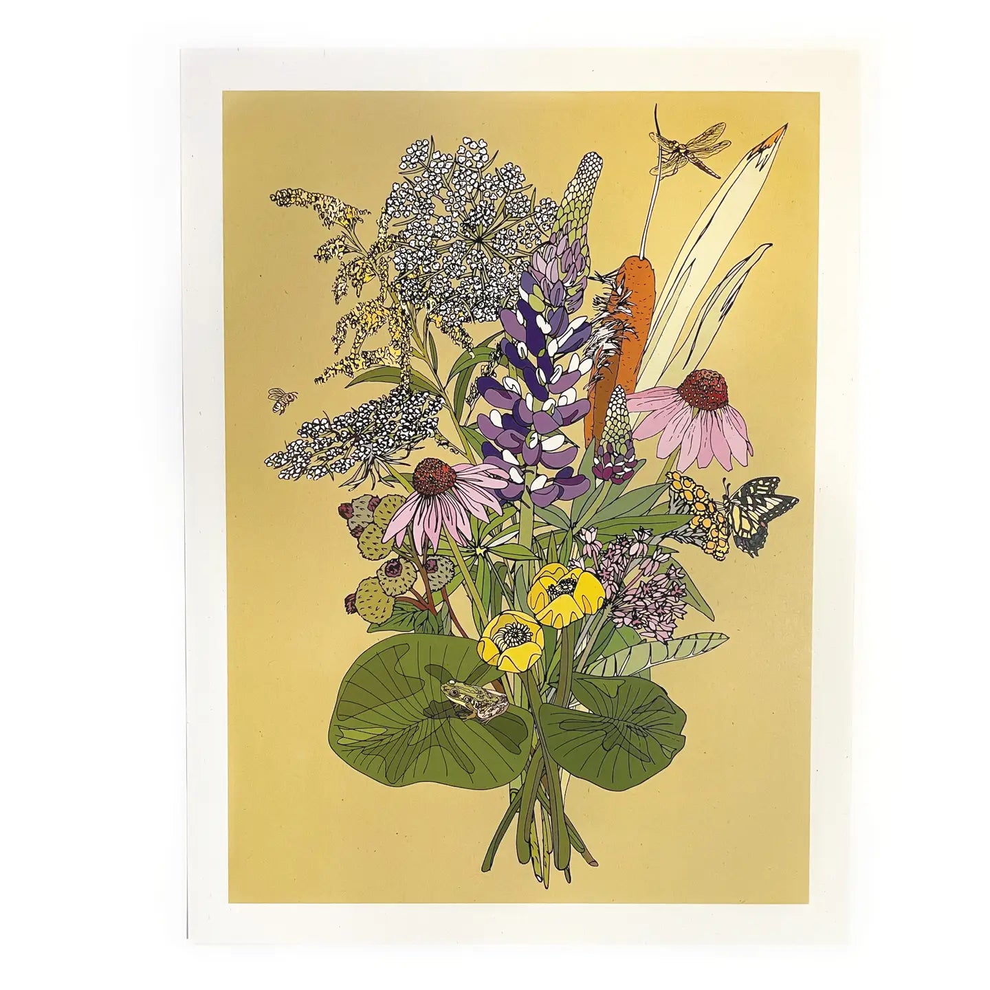 Wild Life Illustration Co. "Flora & Fauna" 12x16 Print