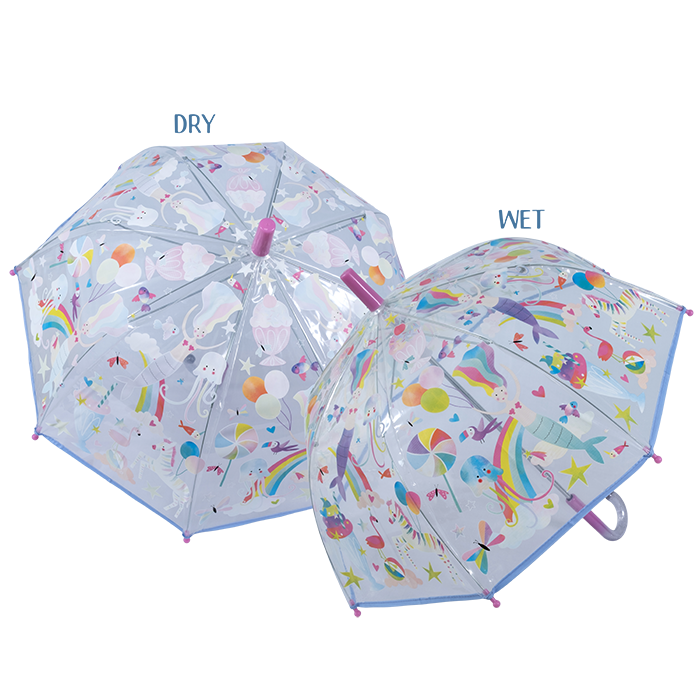 Floss and rock colour changing umbrella