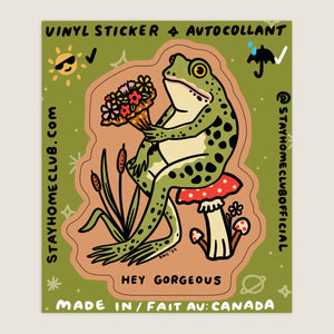 Stay Home Club | "Hey Gorgeous" Vinyl Sticker