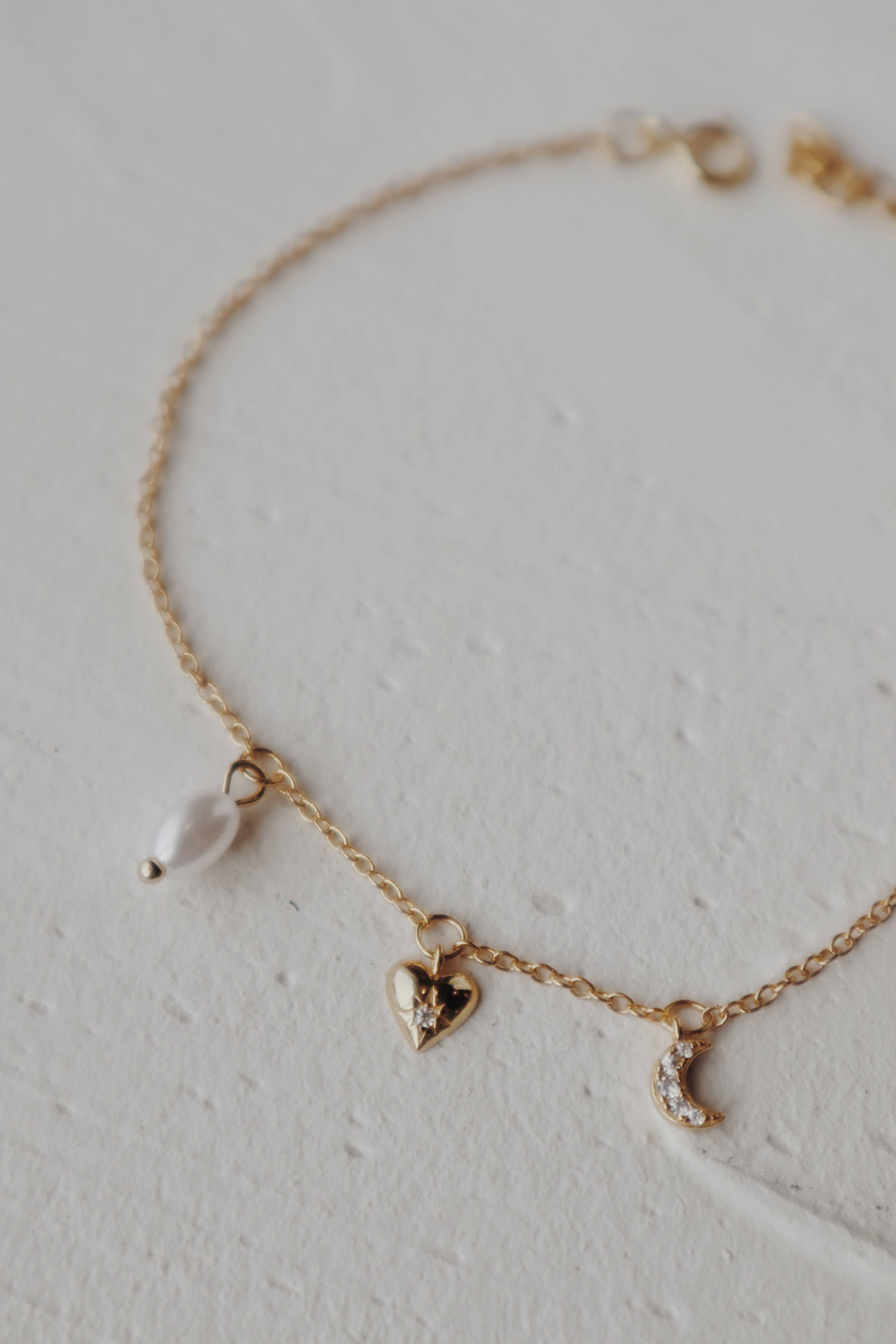 Olive Branch All My Love Charm Bracelet