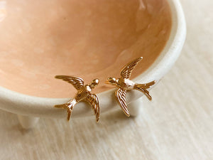 Agaveh Girl Swallow Studs