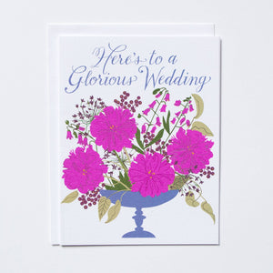 Banquet Workshop "Heres to a Glorious Wedding" Card