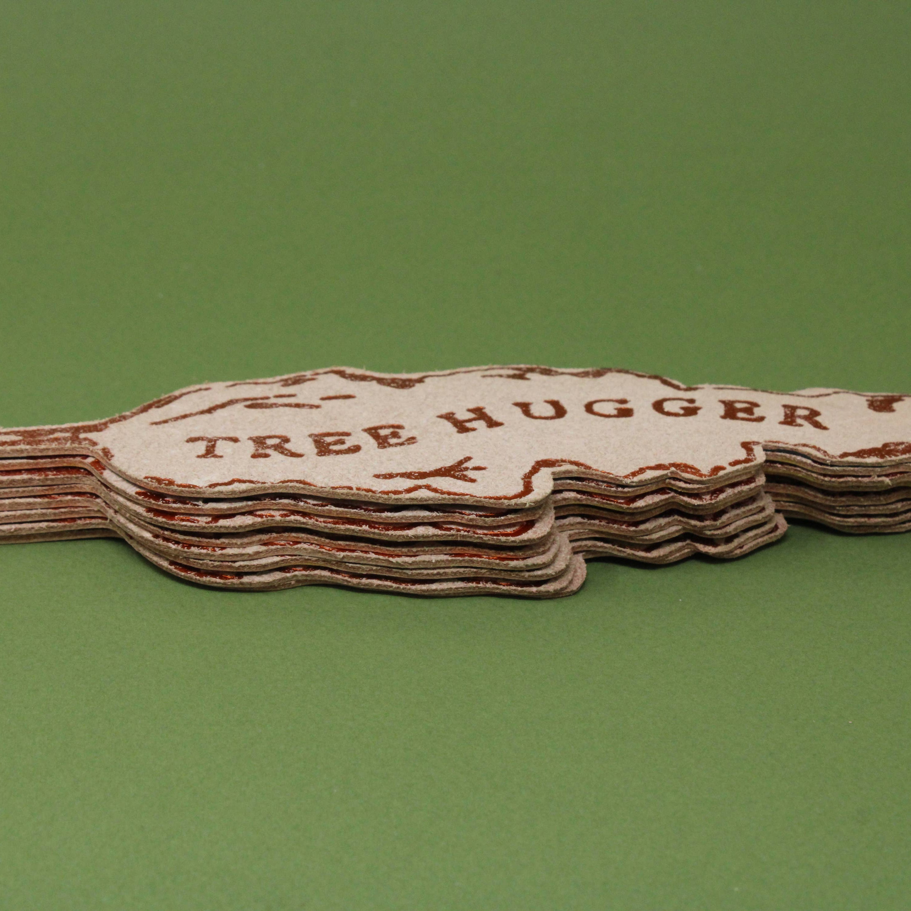 Ark Colour Design | "Tree Hugger" Leather Bookmark