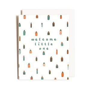 Homework Letterpress | "Welcome Little One" Card