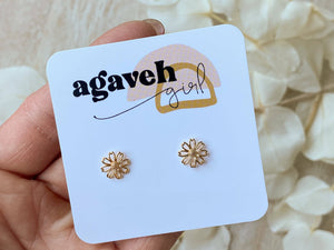 Agaveh Girl Scarlet Studs