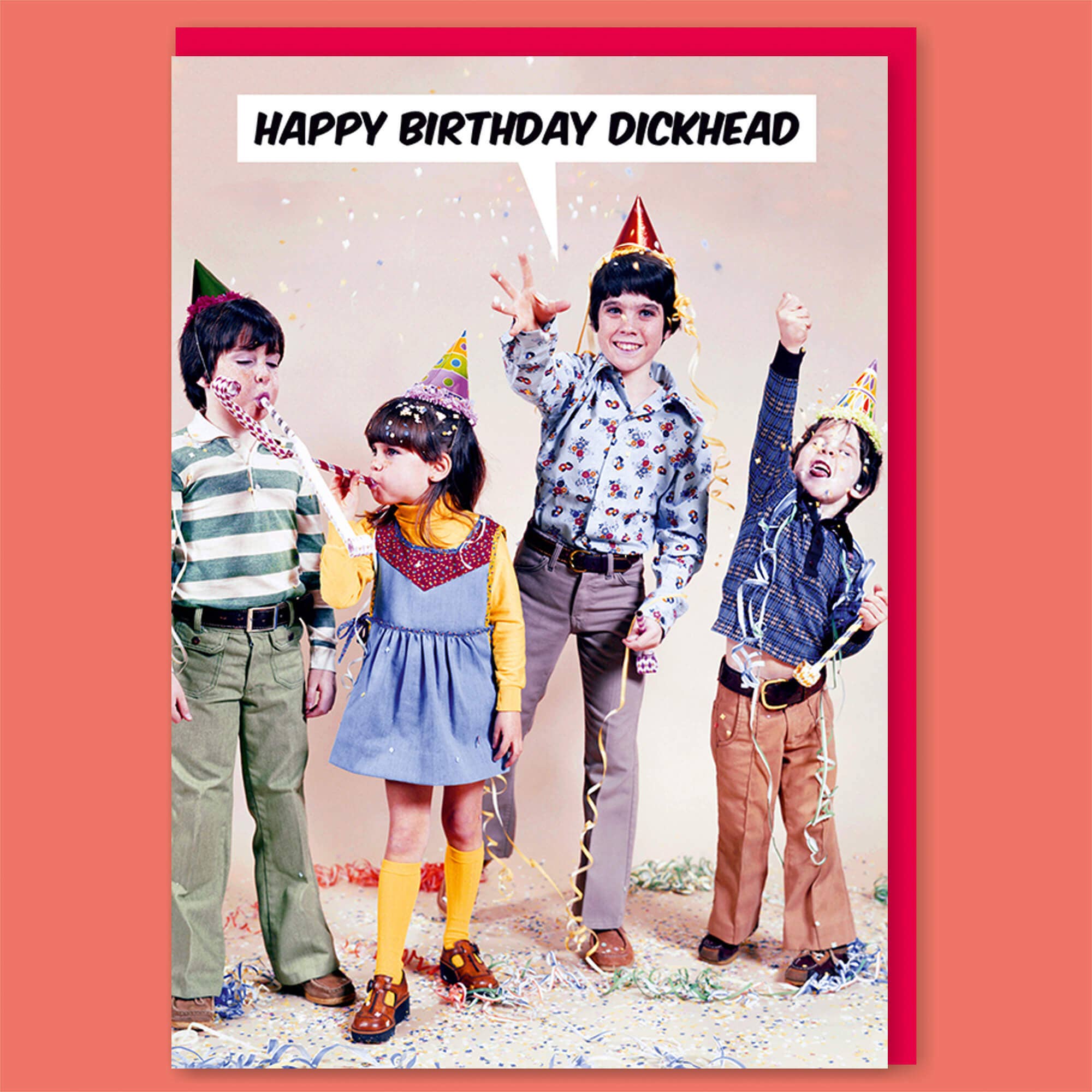 Dean Morris Cards "Happy birthday dickhead" Greeting Card