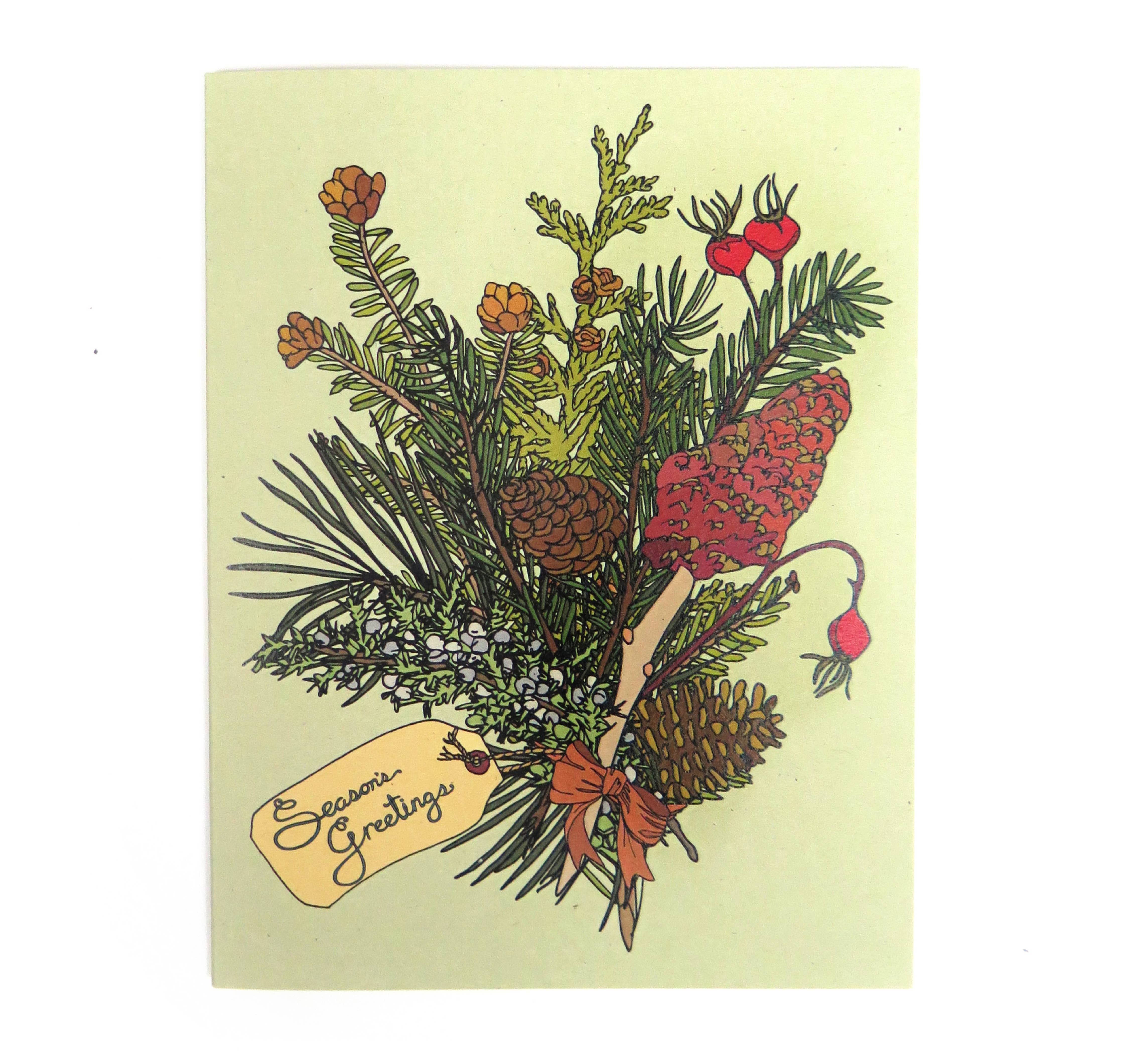 Wild Life Illustration Co. | "Winter Evergreen" Card