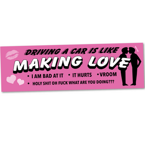 Arcane Bullshit | “Making Love" bumper sticker