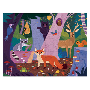 Forest Above & Below 100 Piece Double-Sided Puzzle