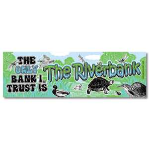 Arcane Bullshit | “Riverbank” Bumper Sticker