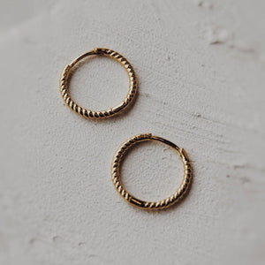 Olive Branch | "Indy" Hoop Earrings
