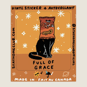 Stay Home Club | "Full of Grace" Vinyl Sticker