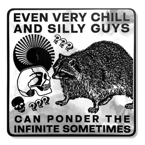 Arcane Bullshit "Ponder the Infinite" Chrome Sticker