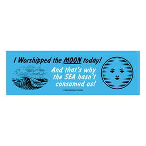 Arcane Bullshit “Moon Worshipper" Bumper Sticker