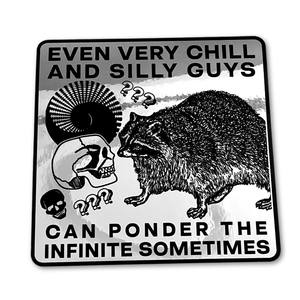 Arcane Bullshit "Ponder the Infinite" Chrome Sticker