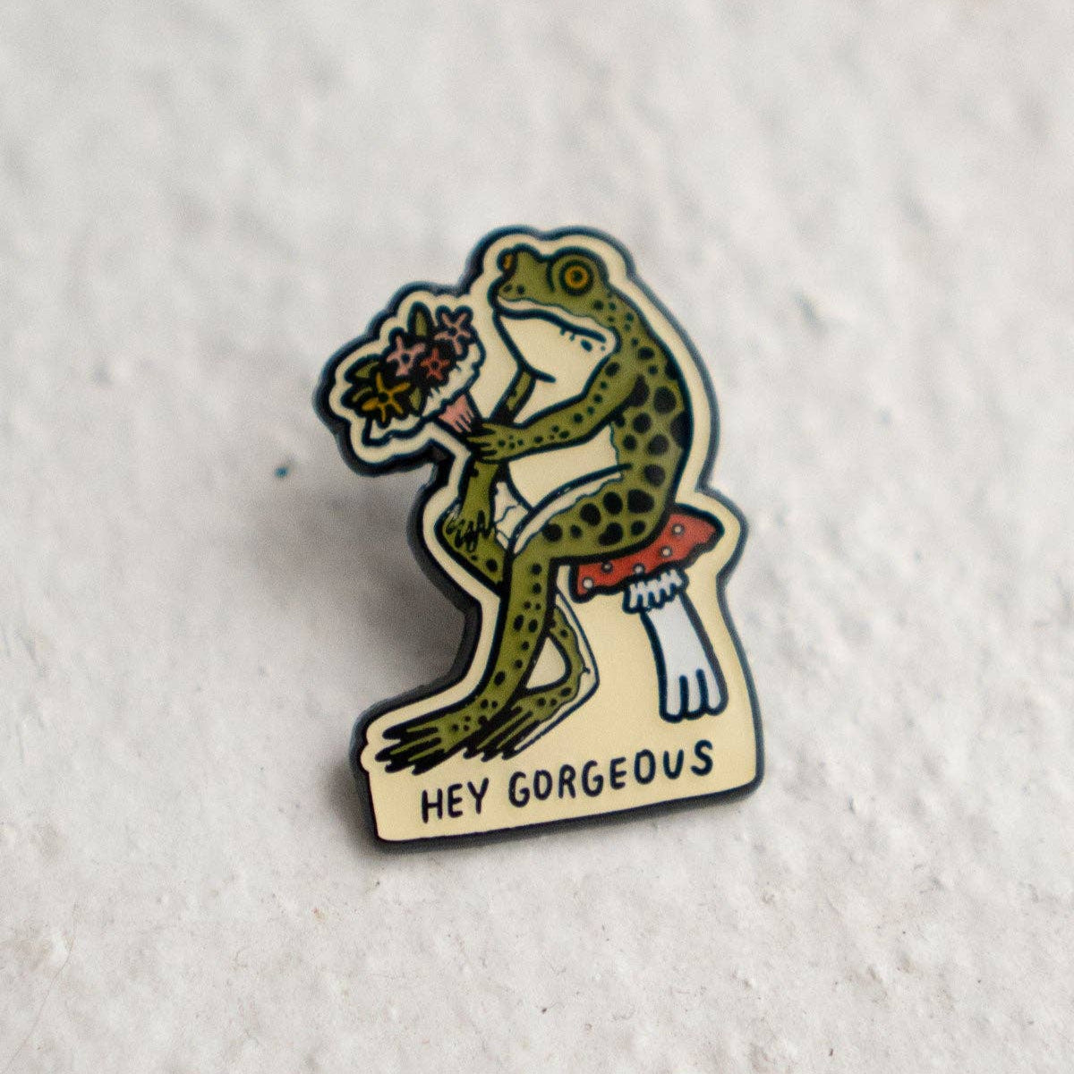 Stay Home Club | "Gorgeous" Enamel Pin