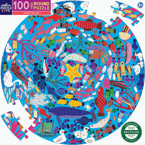 eeBoo "Under the Sea" 100 Piece Puzzle