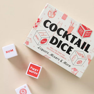 Cocktail Dice: Liquors Mixers and More