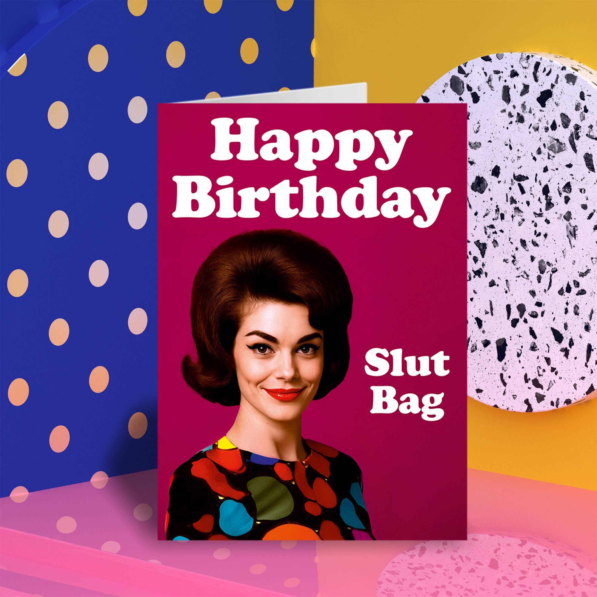 Dean Morris Cards "Happy Birthday Slut Bag" Greeting Card