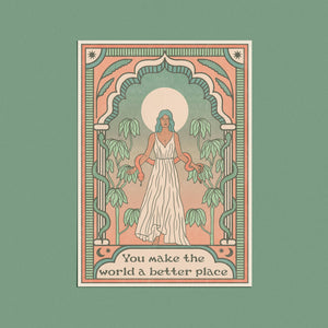 Cai & Jo | "You Make the World a Better Place" Card