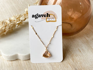 Agaveh The Rosé Necklace