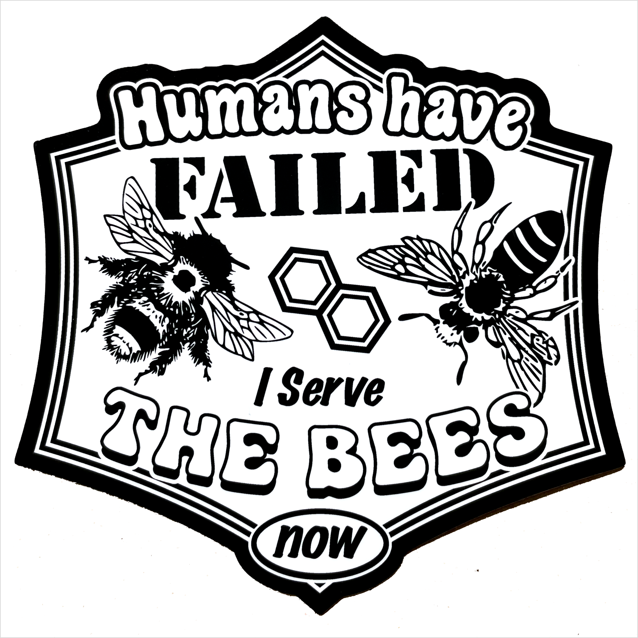 Arcane Bullshit | “I Serve the Bees” Vinyl Sticker