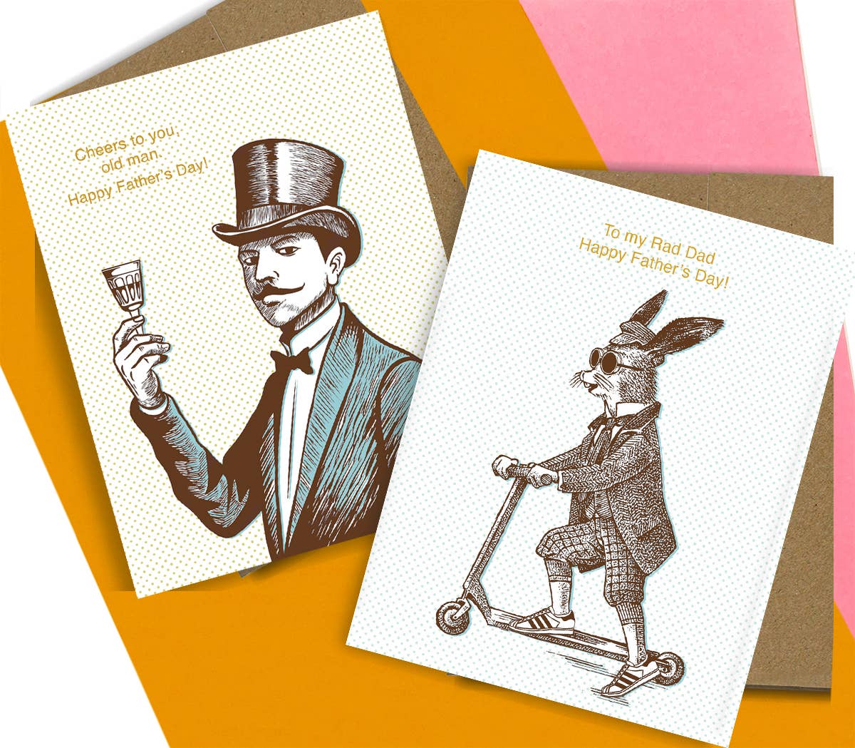 Smitten Kitten "Cheers To You Old Man" Father's Day Card