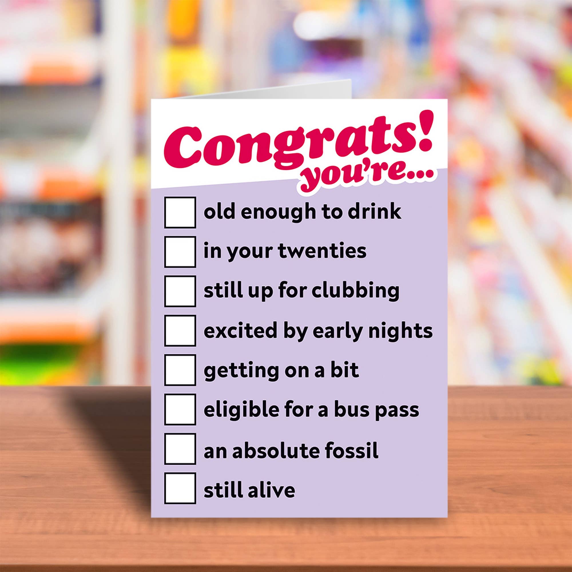 Dean Morris Cards "Congrats you're" Greeting Card