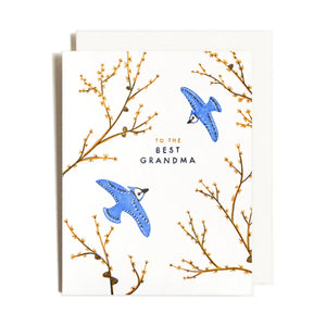 Homework Letterpress | "Best Grandma" Card