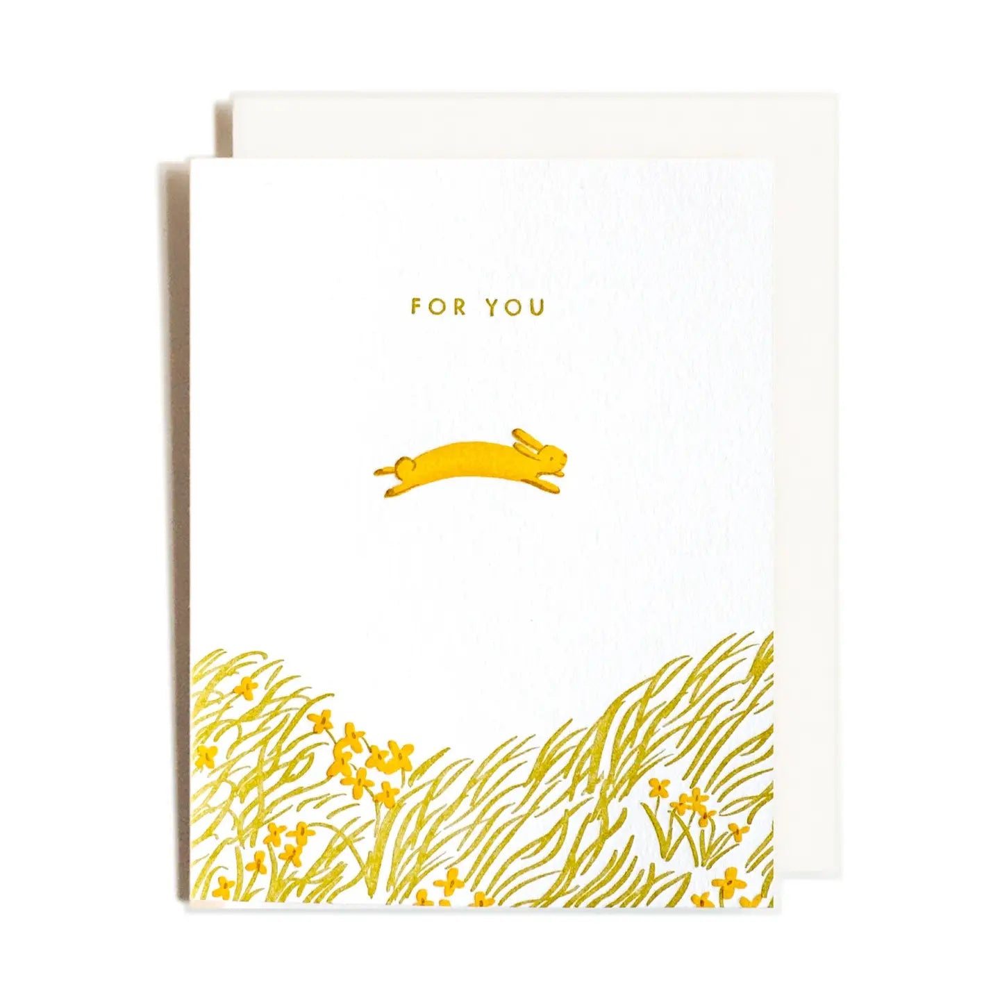 Homework Letterpress | "For You" Card